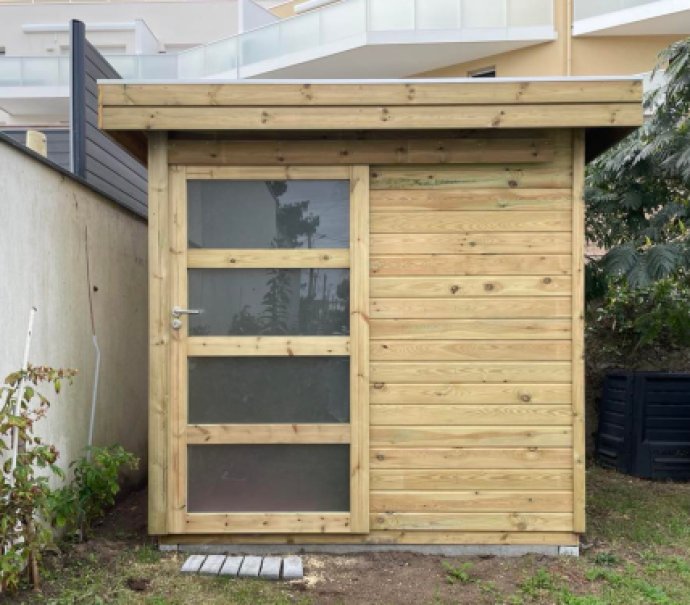 Abri de jardin en bois - Vintage